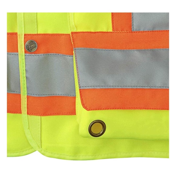 "Pioneer High Visibility Surveyor Safety Vest, Size L" - Picture 4 of 9